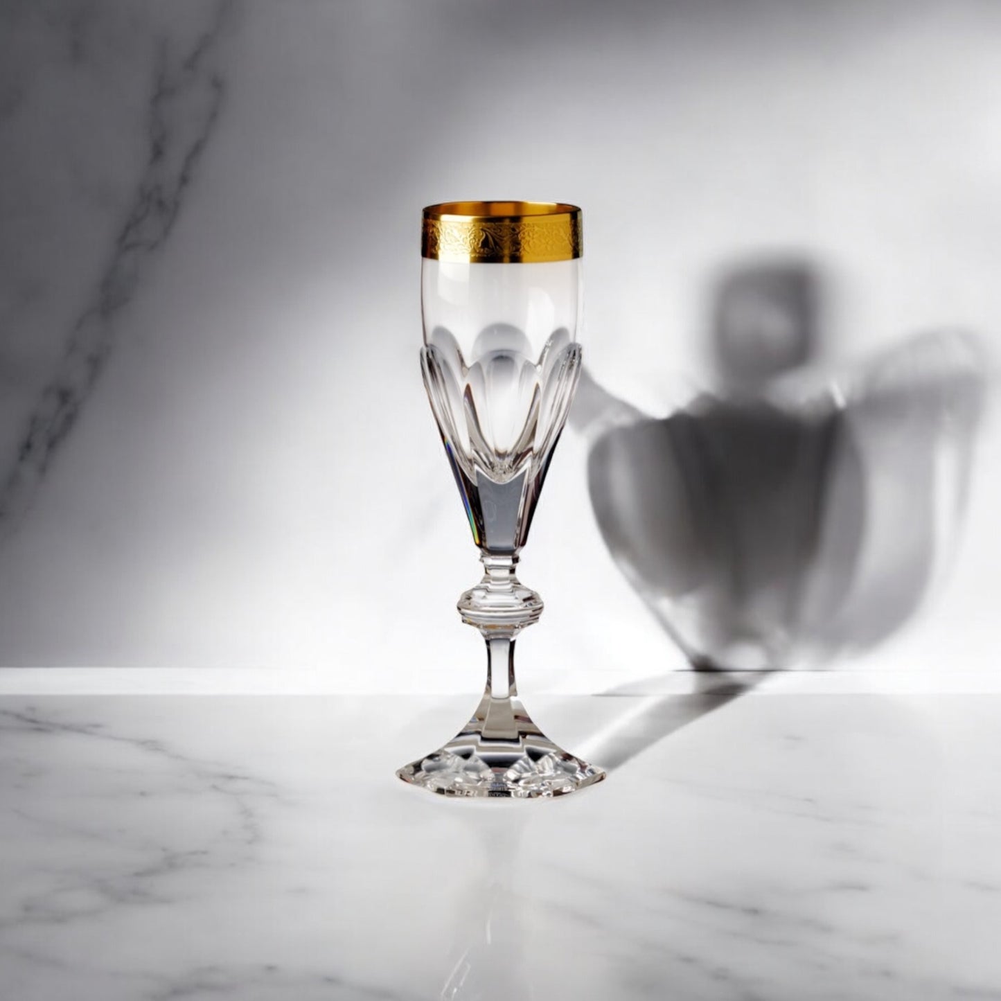 Flute empire incruster or N°7 studio