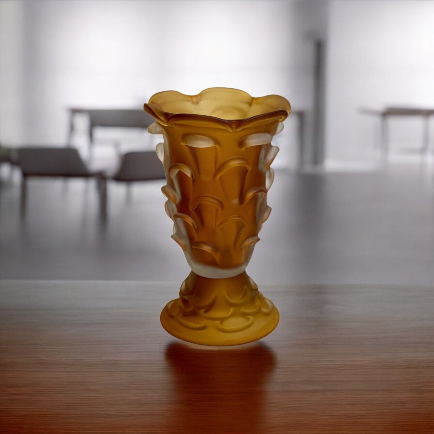 VASE PIED VAGUE 33 CM