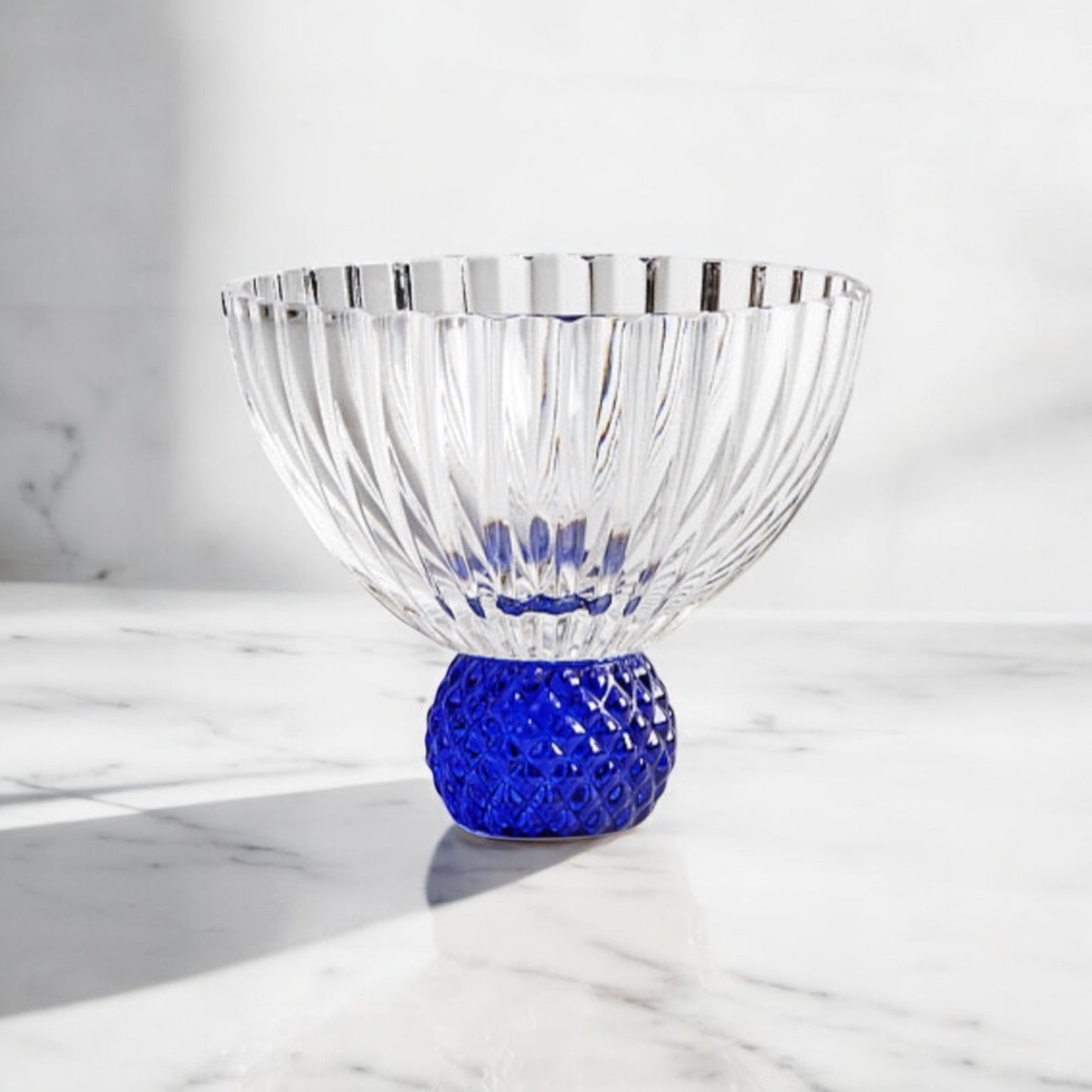 COUPE 15 CM LINES ON BARK BLUE BALL