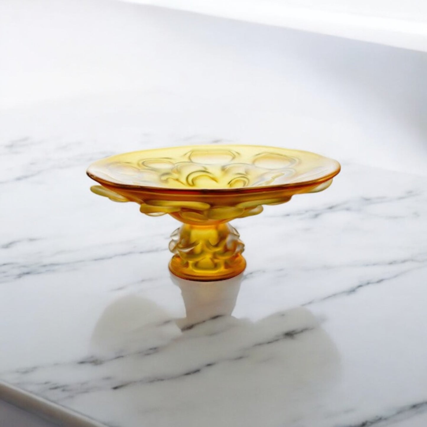 COUPE PIED PLATE VAGUE AMBRE 37 CM