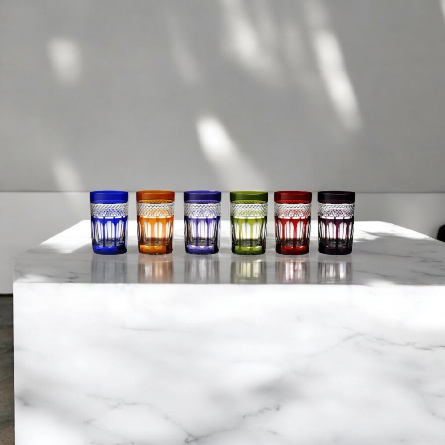 COF 6 VERRES A THE MAROCAINS | MIREILLE – 6 COULEURS (20CL)