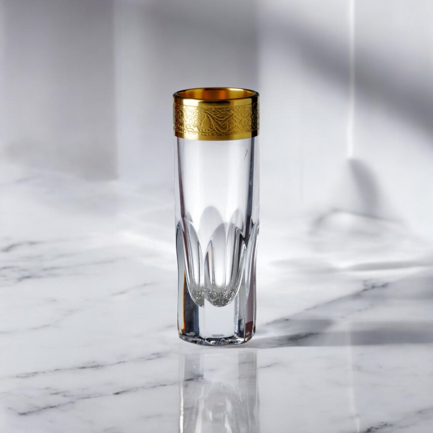 COF 6 VERRES A VODKA EMPIRE – INCRUSTE OR