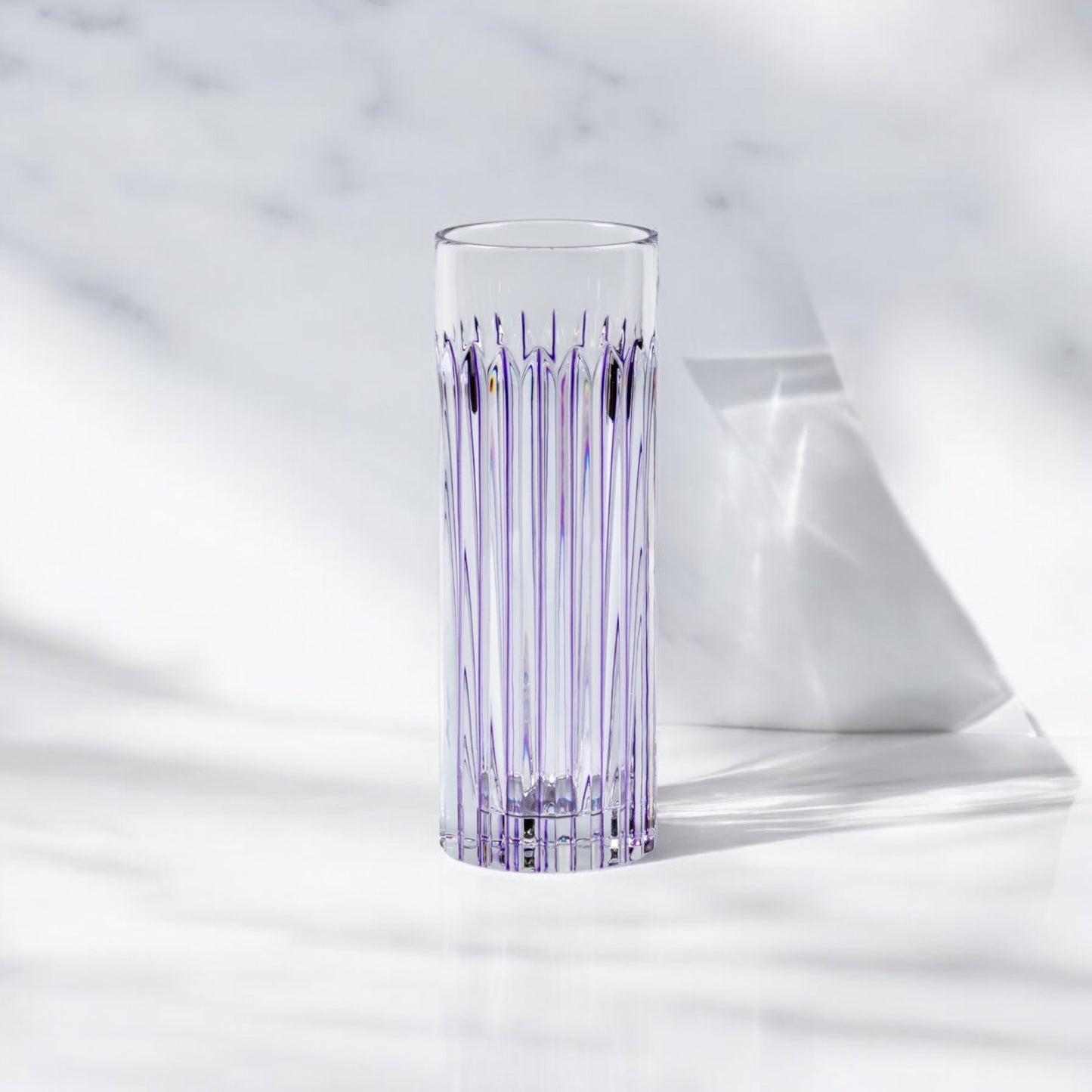 VASE TIMELESS FULL PURPLE VASE | H 30.0 CM