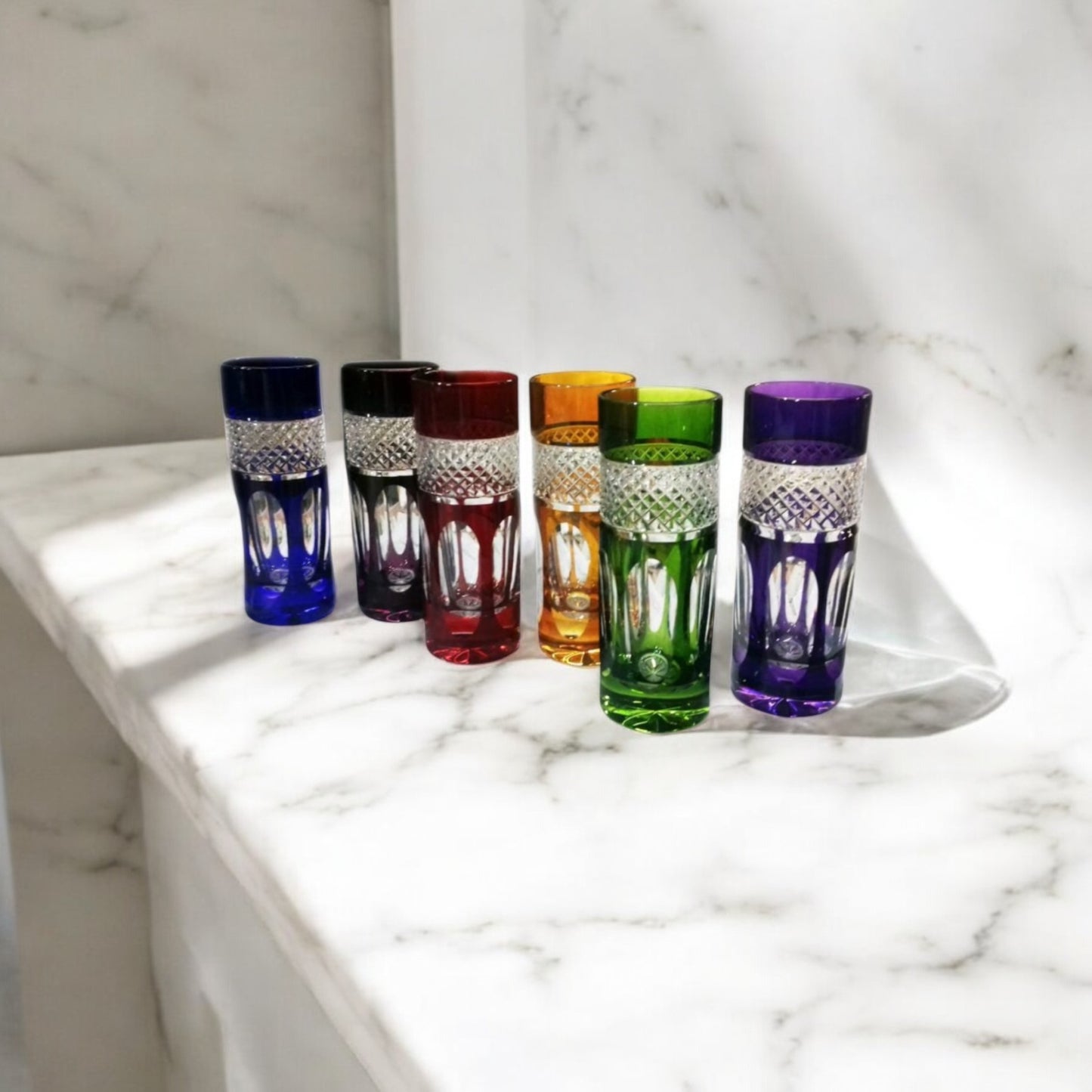 COF 6 VERRES A VODKA MIREILLE – 6 COULEURS (7CL)