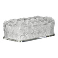 BOITE A MOUCHOIRS RECTANGULAIRE LES ROSES – SATINE 