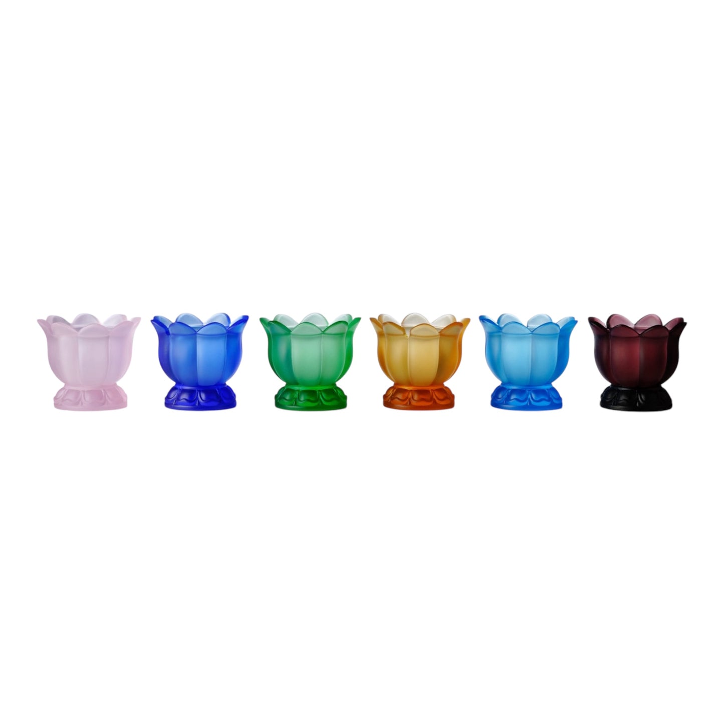 BOUGIE LOTUS VERT PÂTE DE VERRE