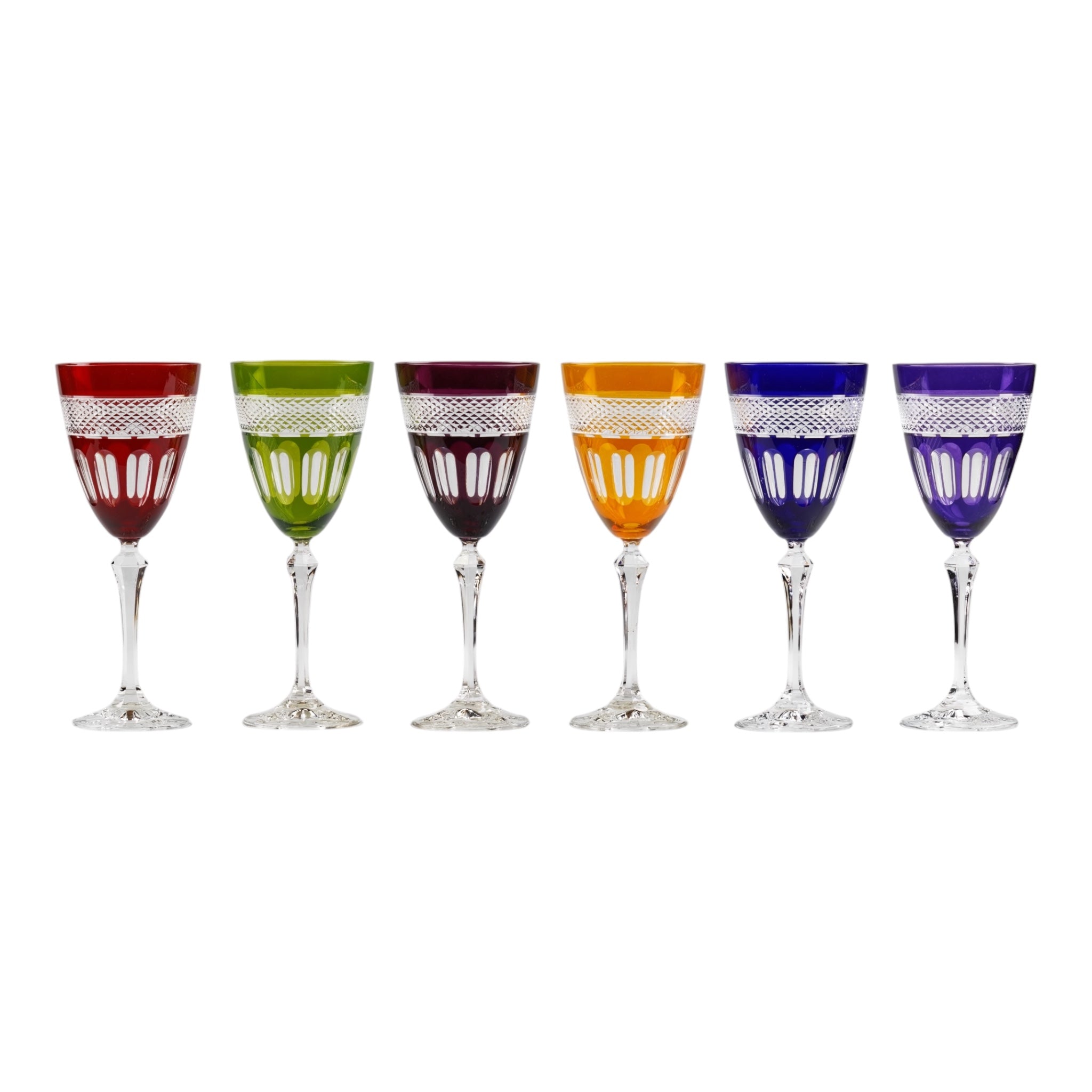 Boite de 6 Verres à Vin Blanc N°3 Mireille