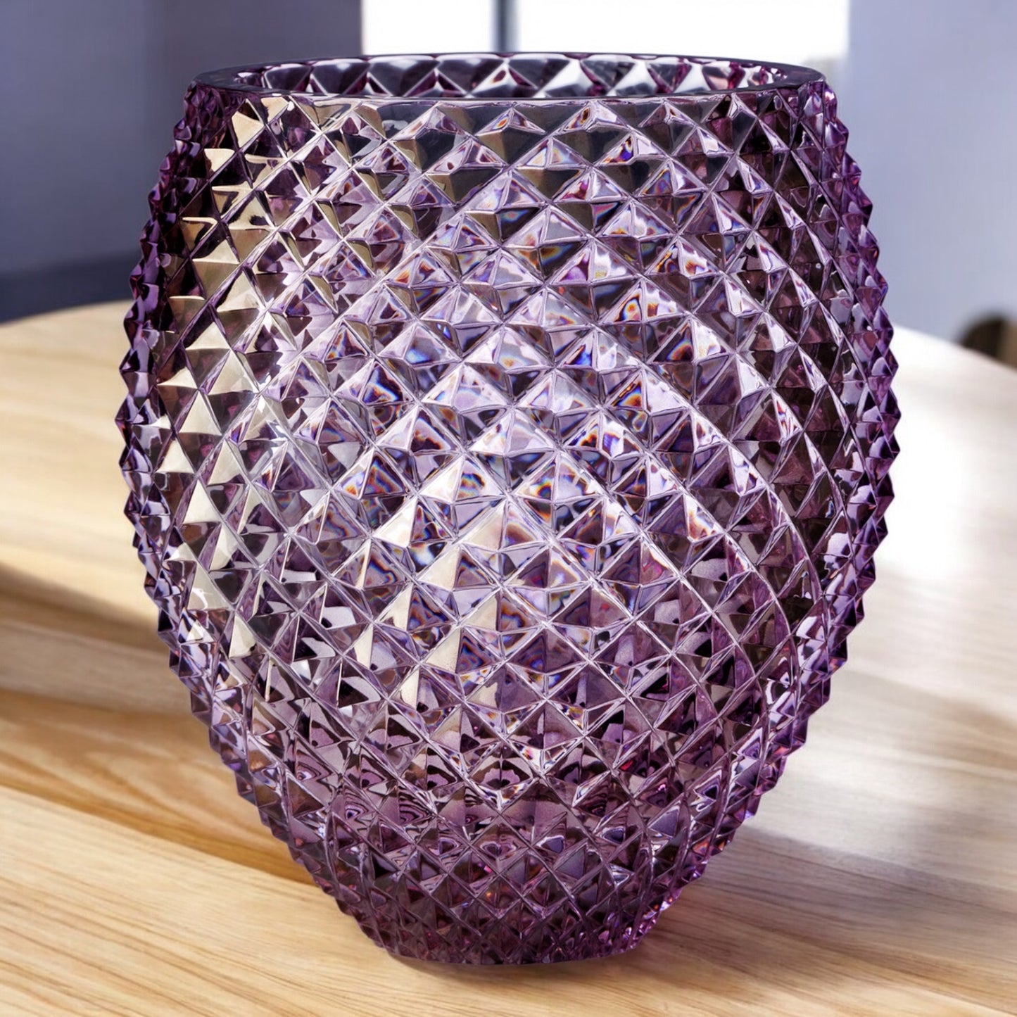 VASE OBUS DIAMANT | VIOLET