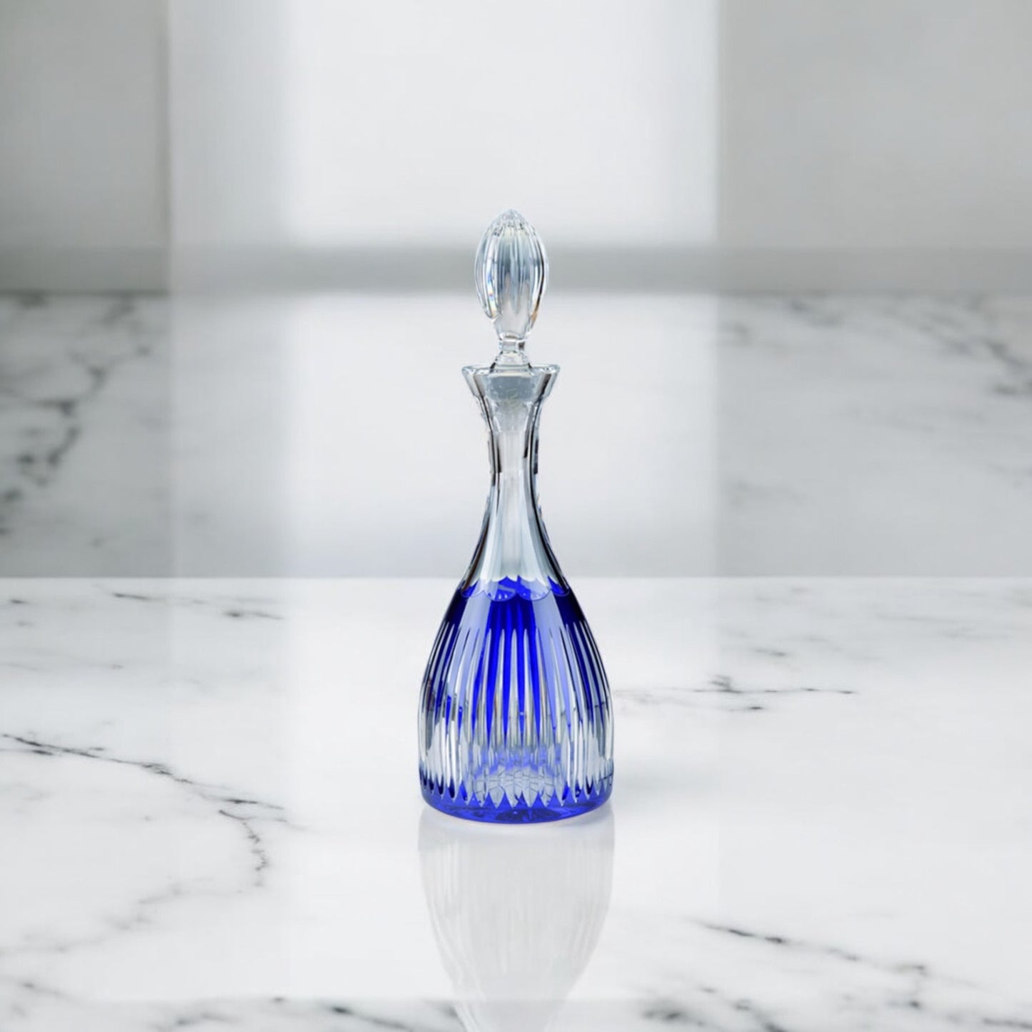 COFFRET CARAFE À VIN COULEUR BLEU  - TIMELESS