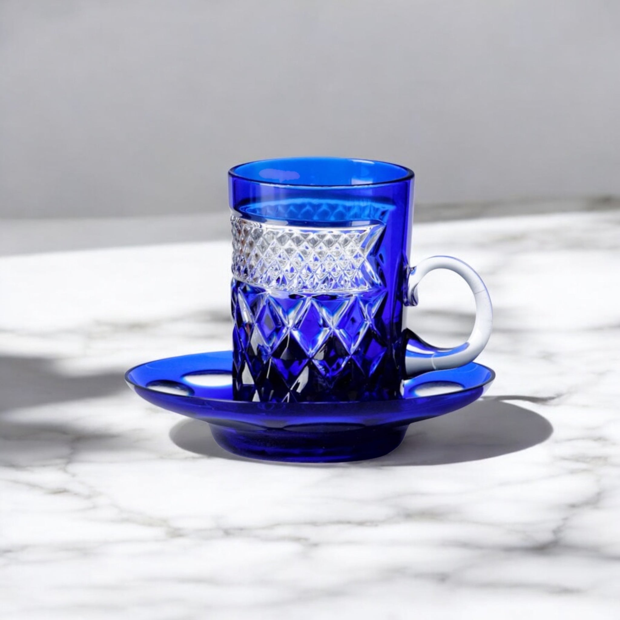 Coffret de 6 tasses et soucoupes Georges