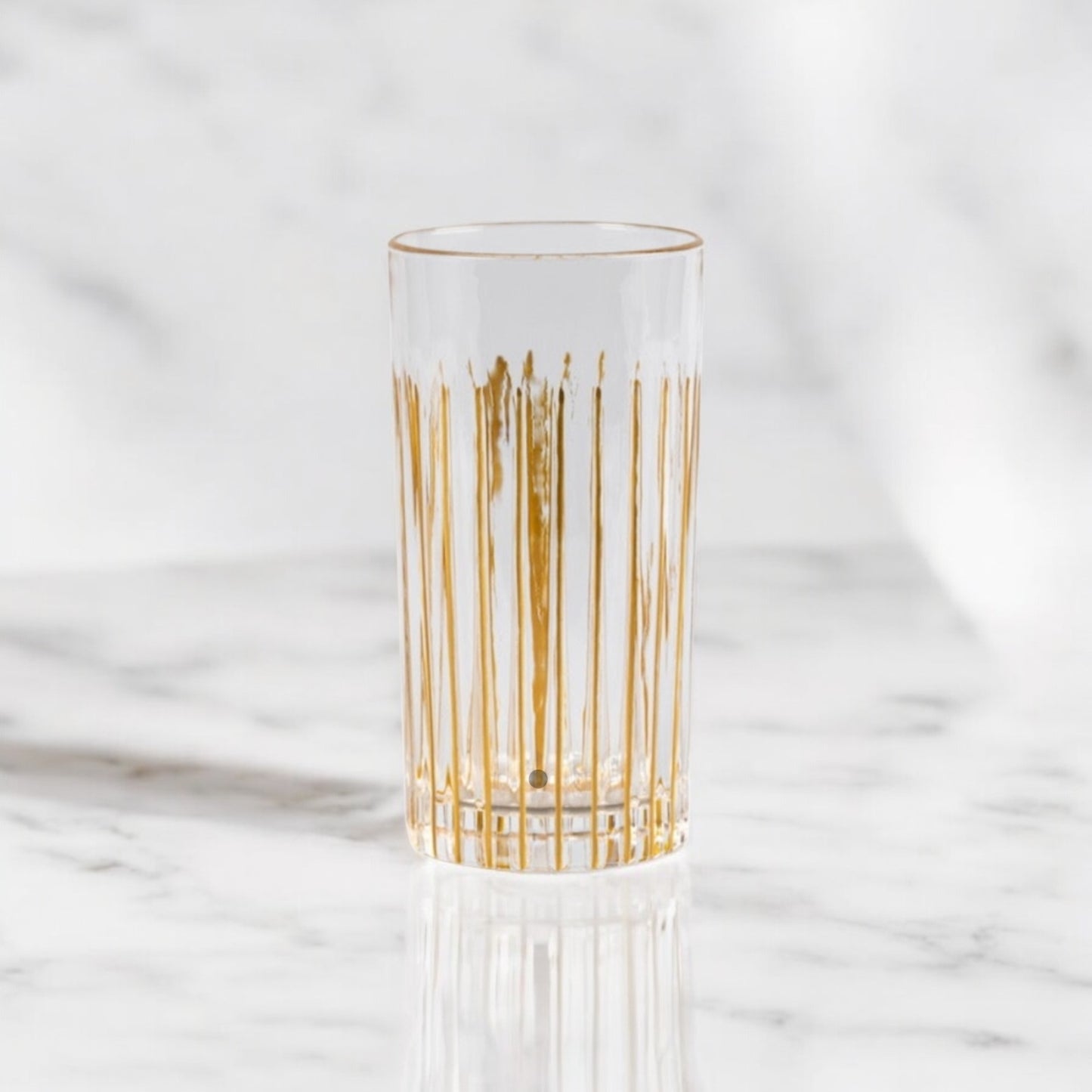 BOITE DE 6 VERRES À ORANGEADE -TIMELESS FULL GOLD N°21 36 CL