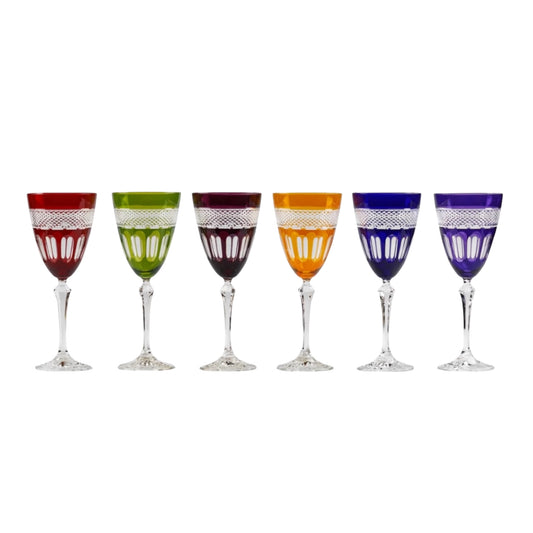 COF 6 VERRES (6CL) N 5 MIREILLE – 6 COULEURS