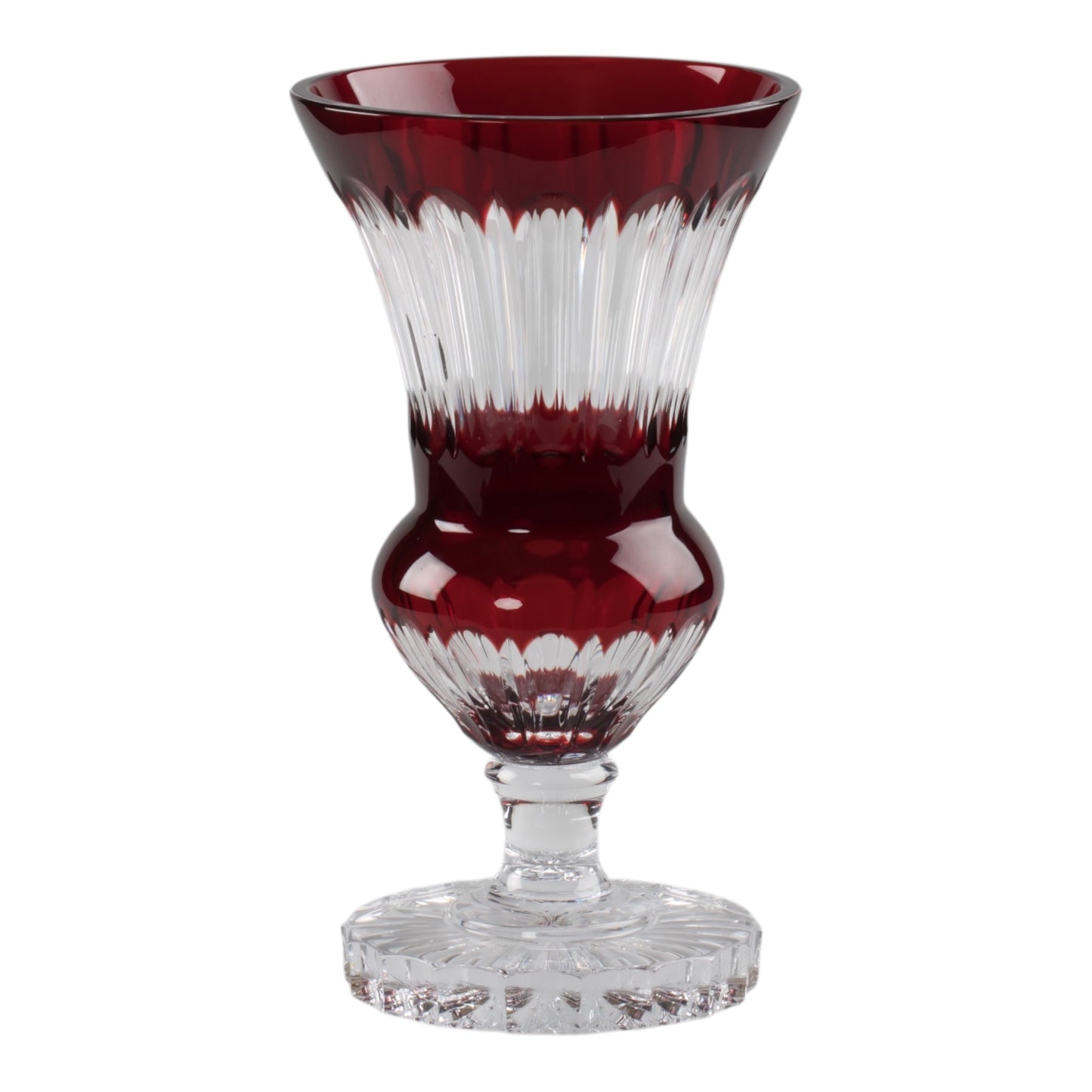 VASE EMPIRE ROUGE H 45.0 CM