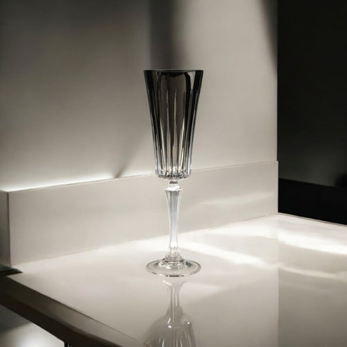 verre à champagne noire timeless n°7 studio