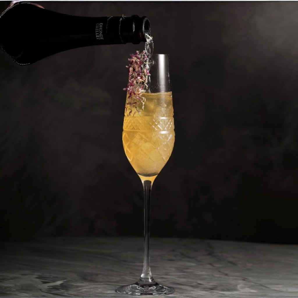 Verre flute a champagne King Georges n°7 studio 