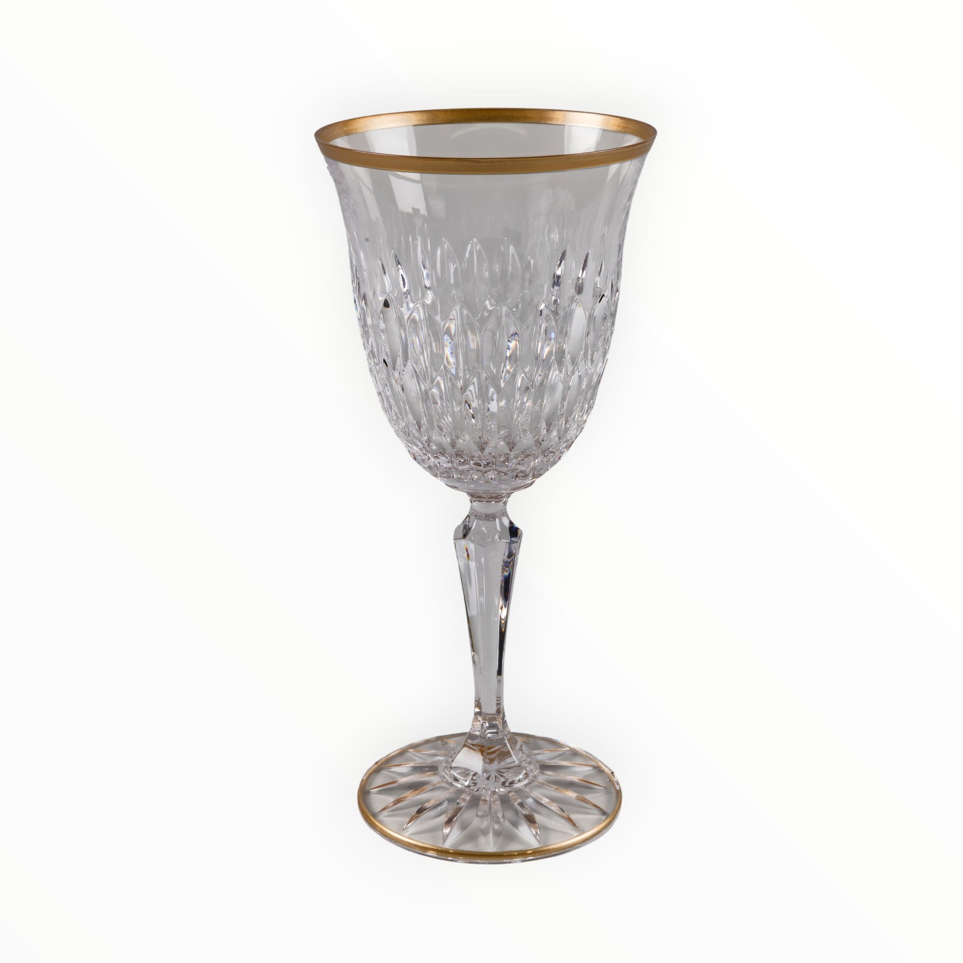 Verre à vin filet or Louvre 