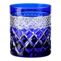 verre à whisky cristal george bleu 