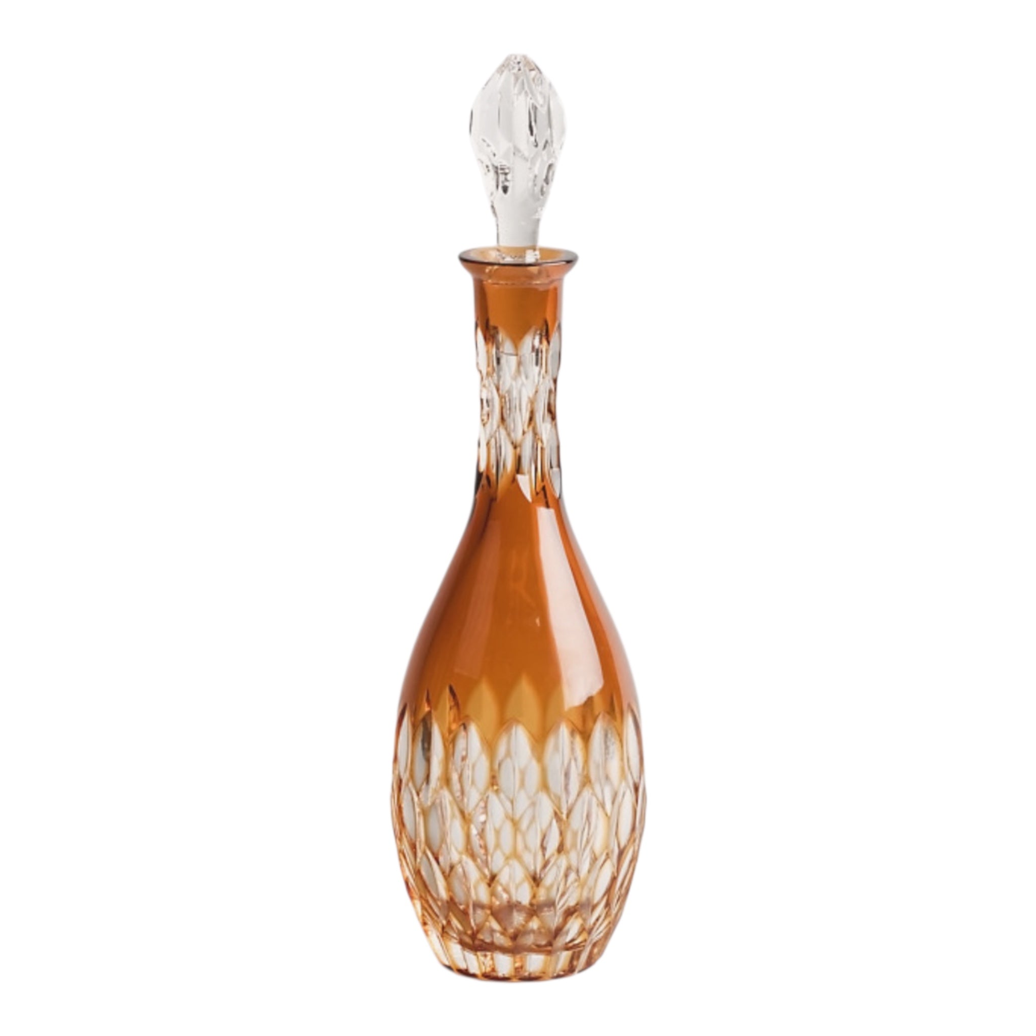 Carafe à vin - Louvre ambre cristal