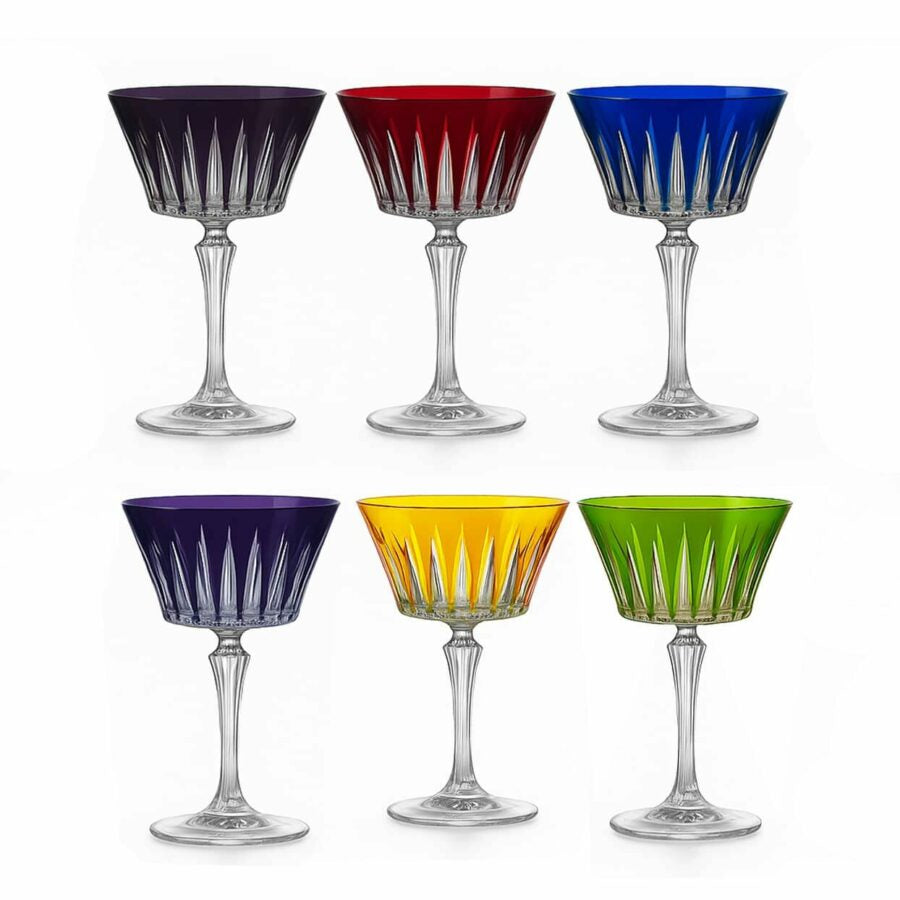 coupe à champagne timeless 6 couleurs 