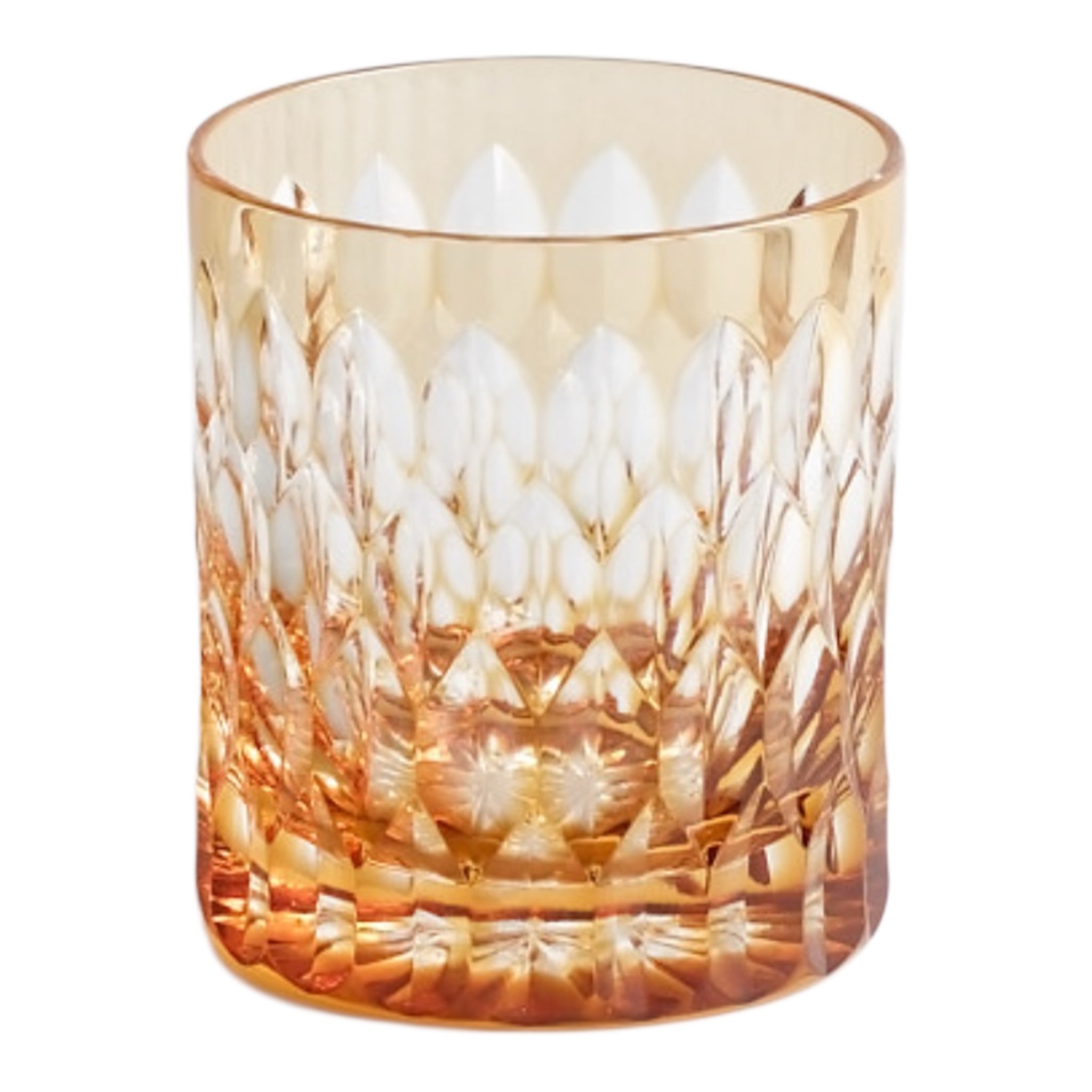Coffret 6 verres à whisky - Louvre Ambre Cristal