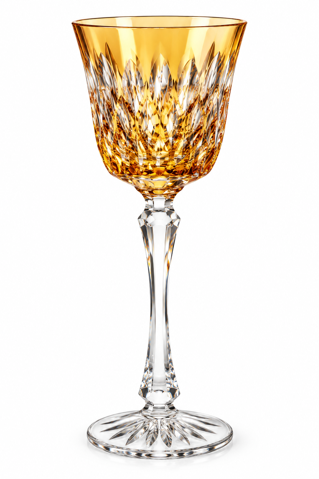 Coffret 6 verres à vin rouge - Louvre Ambre Cristal