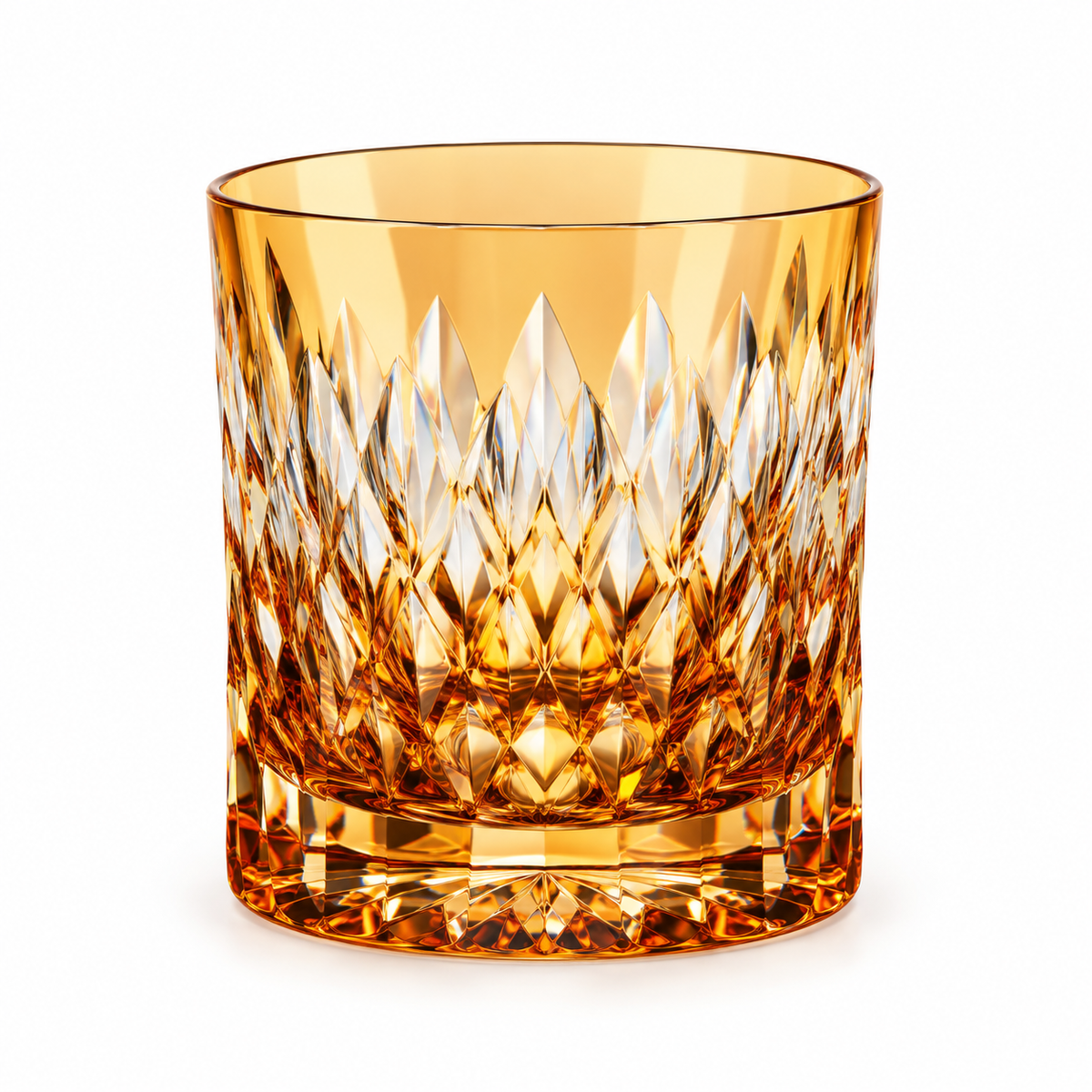 Coffret 6 verres à whisky - Louvre Ambre Cristal