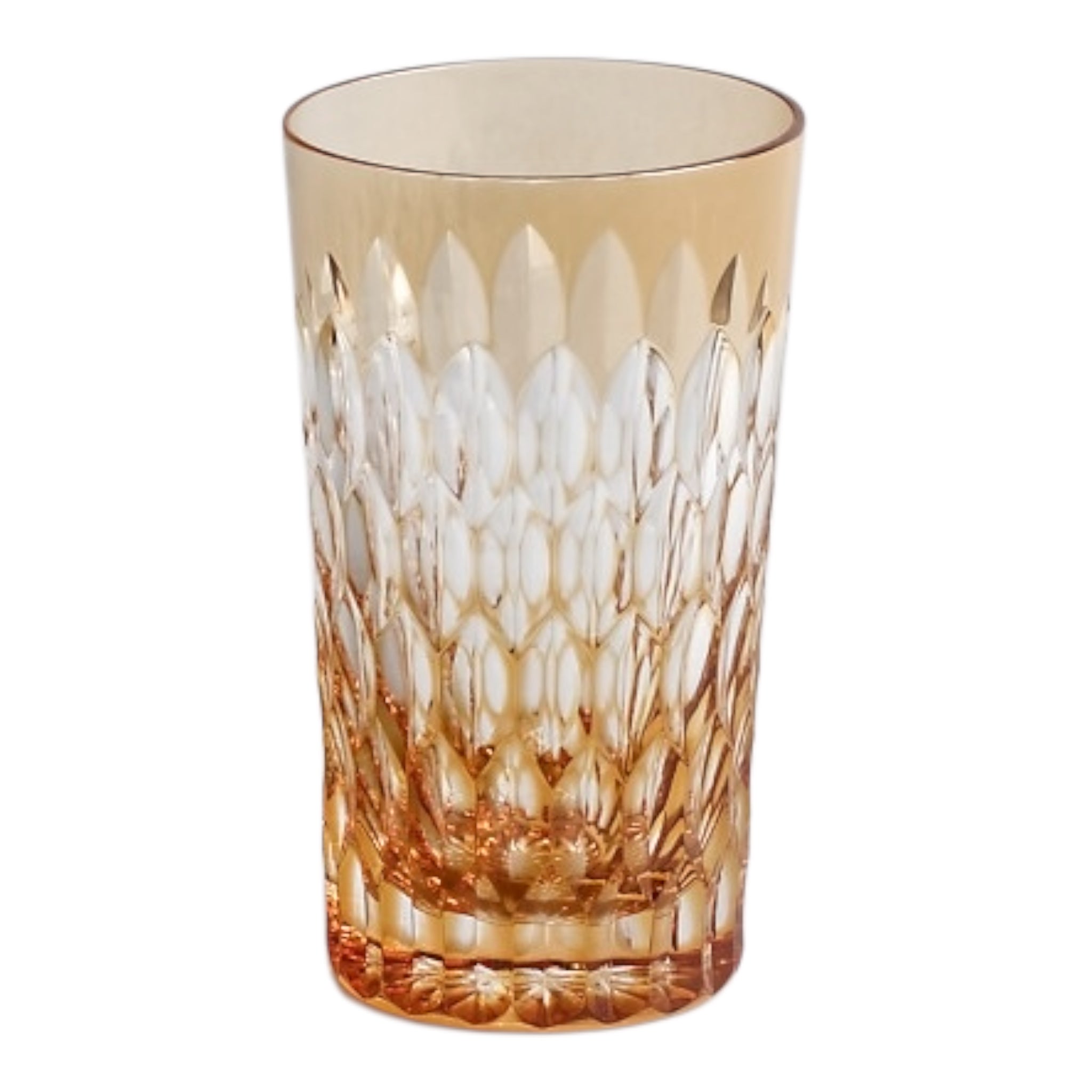 Verre à orangeade - Louvre Ambre Cristal 24% de plomb